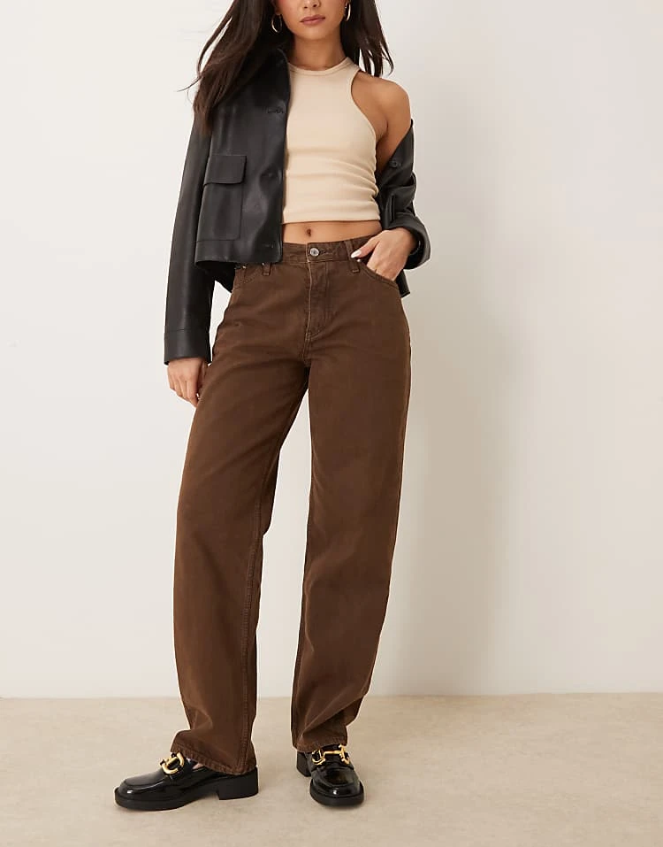 Calvin Klein Jeans 90s Loose Jeans In Dark Brown - ASOS Exclusive For Women Denim Dark 6 Calvin Klein Jeans 90s Loose Jeans In Dark Brown - ASOS Exclusive For Women Denim Dark - Image 6