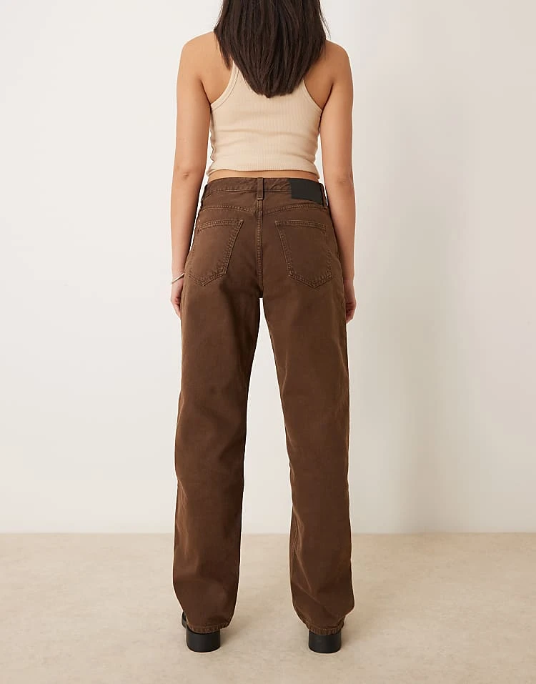 Calvin Klein Jeans 90s Loose Jeans In Dark Brown - ASOS Exclusive For Women Denim Dark 2 Calvin Klein Jeans 90s Loose Jeans In Dark Brown - ASOS Exclusive For Women Denim Dark - Image 2