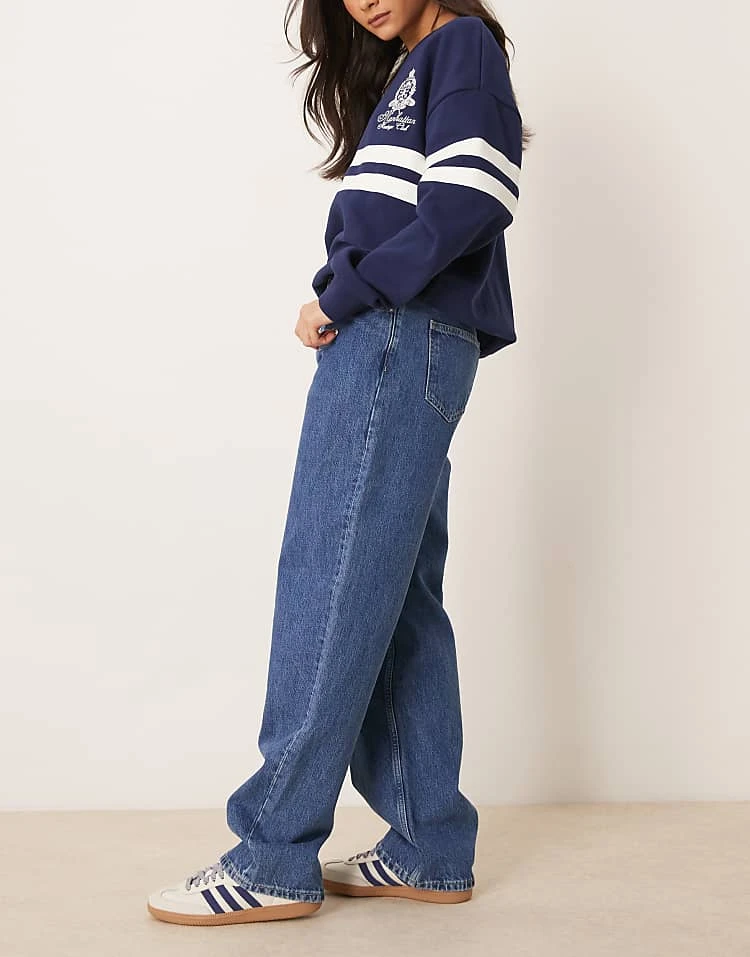 Calvin Klein Jeans 90s Loose Jeans In Mid Wash For Women Denim Medium 3 Calvin Klein Jeans 90s Loose Jeans In Mid Wash For Women Denim Medium - Image 3